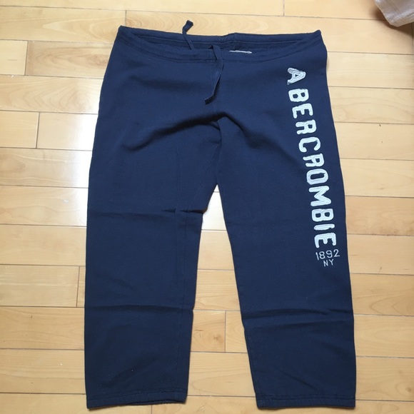 Abercrombie & Fitch Pants - Abercrombie sweatpants for women navy blue ❤️
